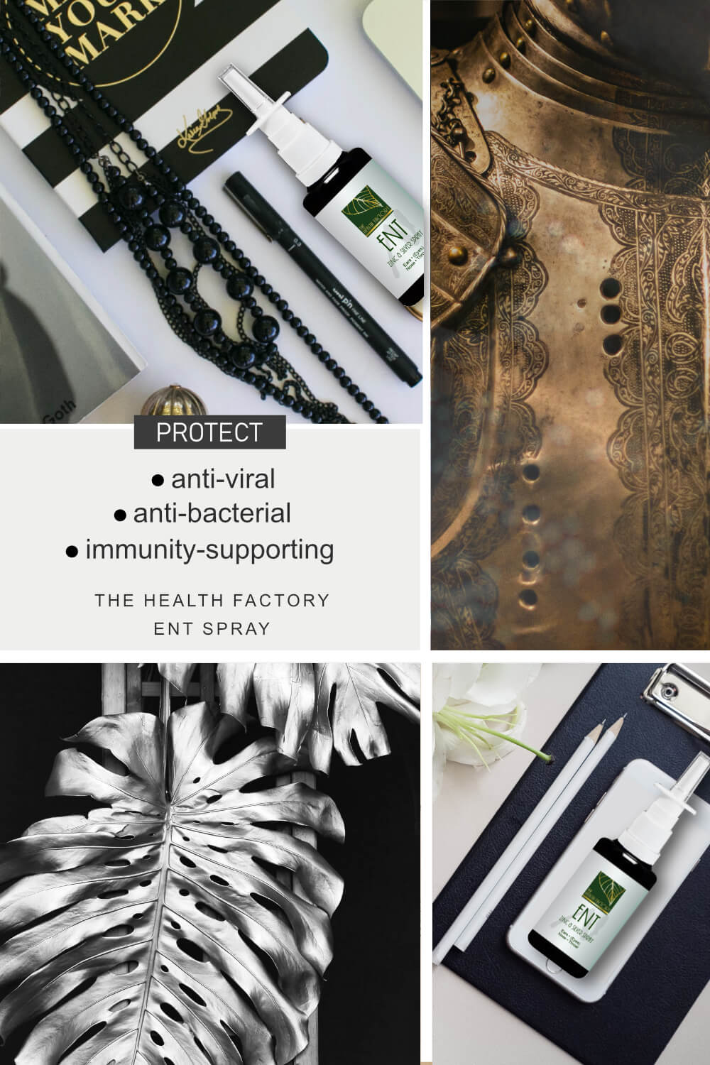 The Health factory ENT Zinc & Silver Spray 