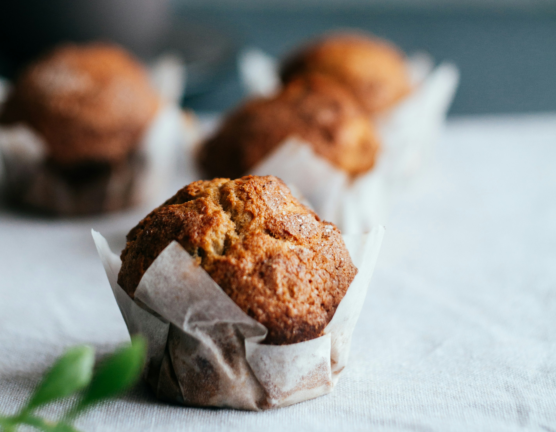 banana peel flour muffins